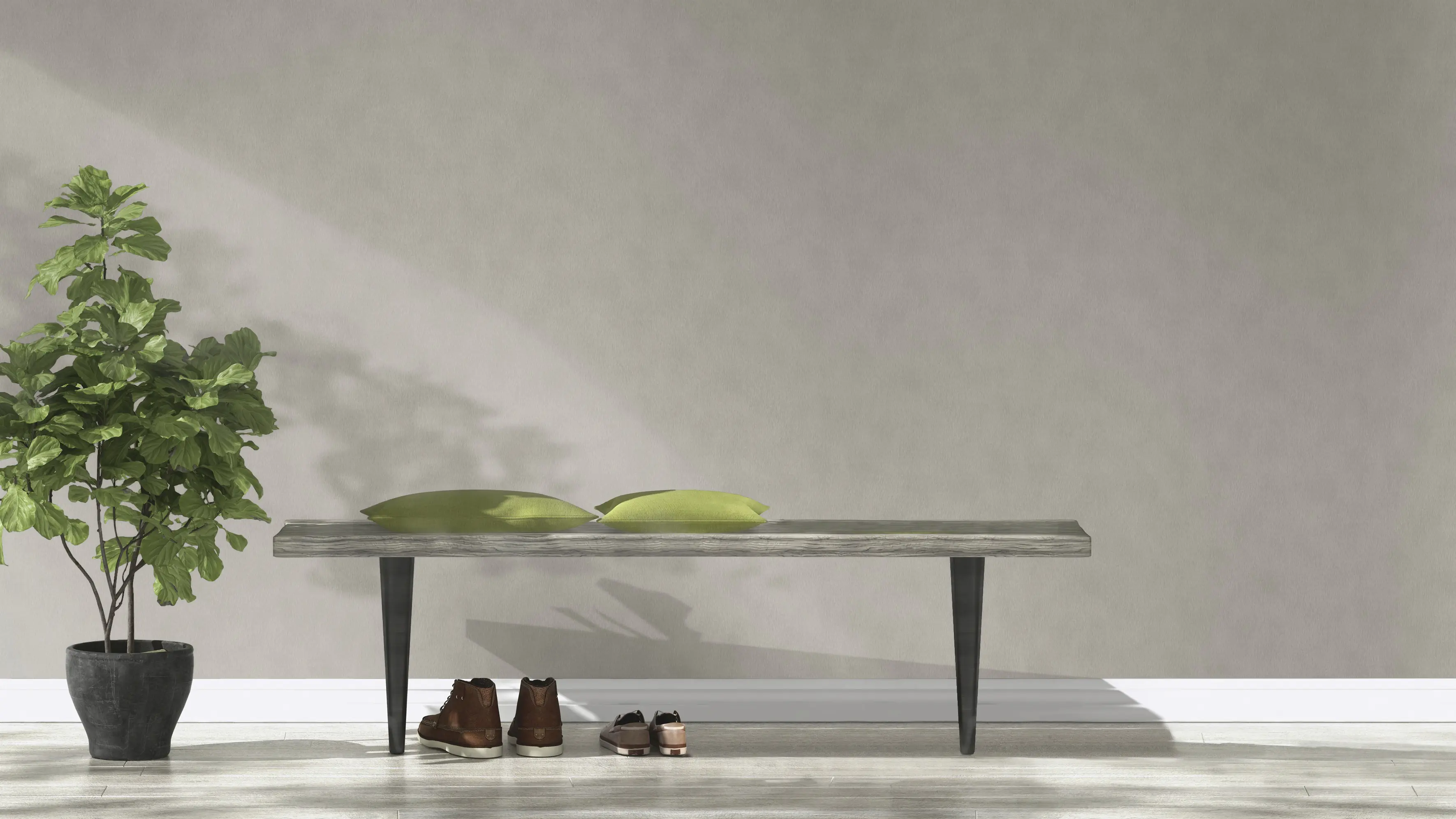 Rasch Vliestapete 751062 Grau-Hellgrau Uni 10,05 m x 0,53 m