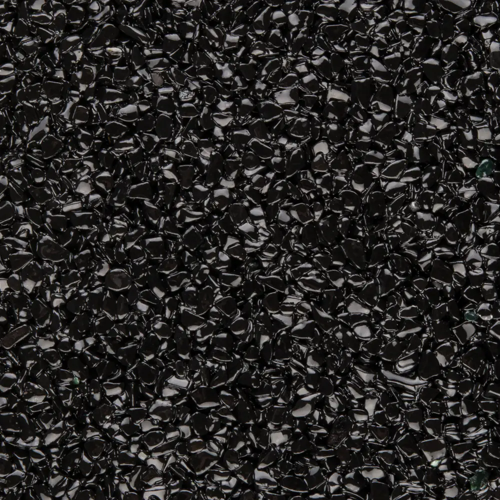 RAVELLO Steinteppich Boden Outdoor Körnung Mittel Farbe schwarz 19 kg Set