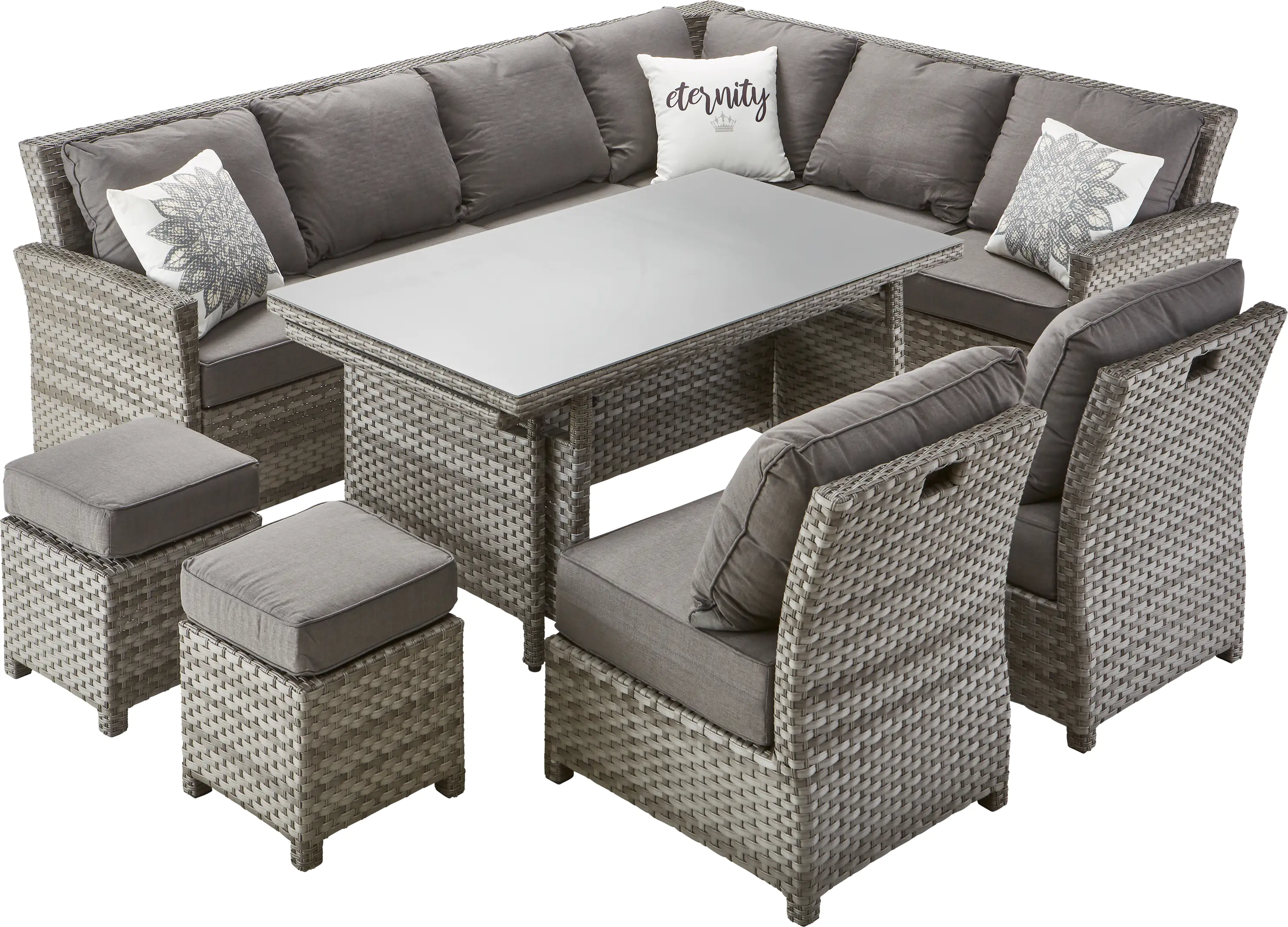4333692229074_01 Primaster Dining Lounge Möbelset Portofino Deluxe