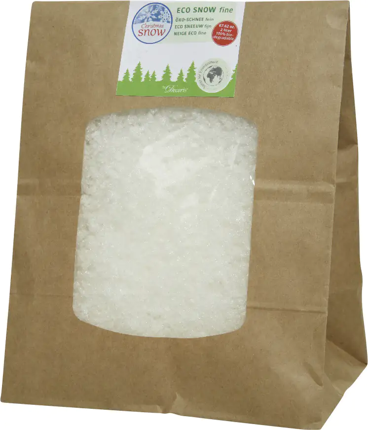 Decoris Kunstschnee weiß 2 L Beutel