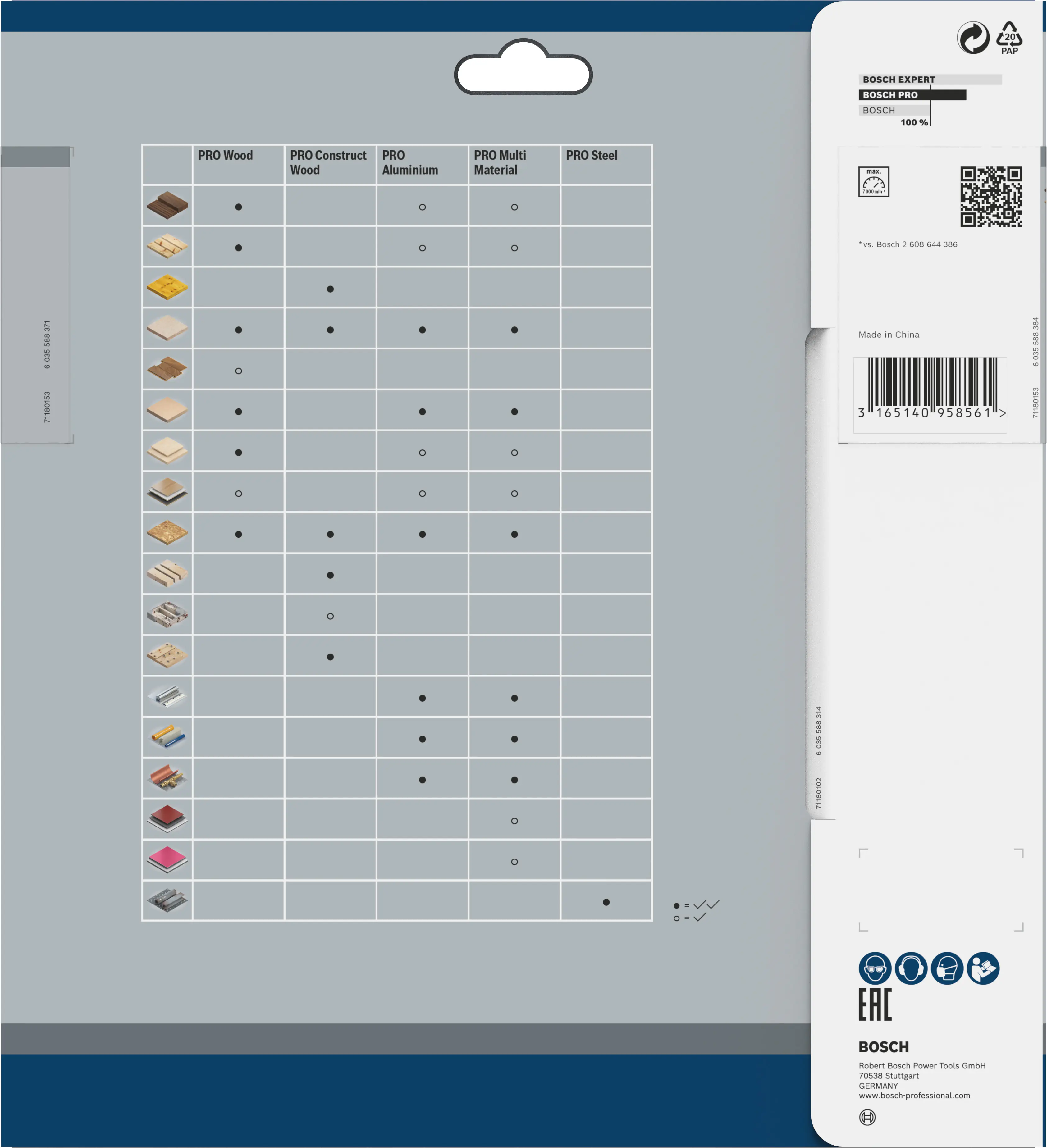 Bosch PRO Wood cordless Kreissägeblatt 216 x 1,7 x 30 mm T48 Bosch PRO Wood cordless Kreissägeblatt 216 x 1,7 x 30 mm T48