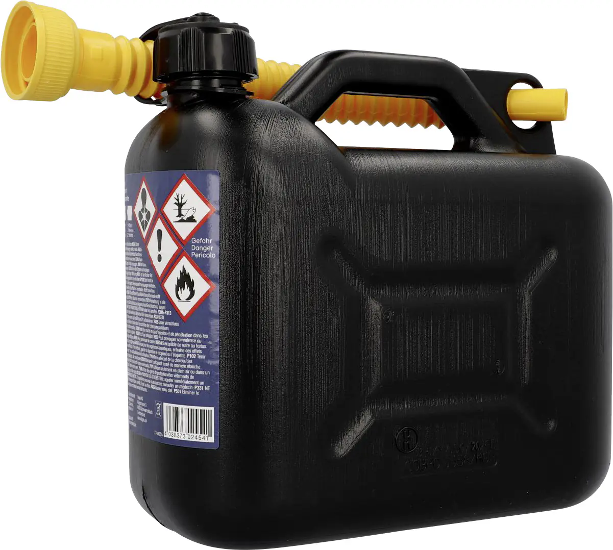 Cartrend Benzinkanister 5 Liter Volumen Kunststoff schwarz Cartrend Benzinkanister 5 Liter Volumen Kunststoff schwarz