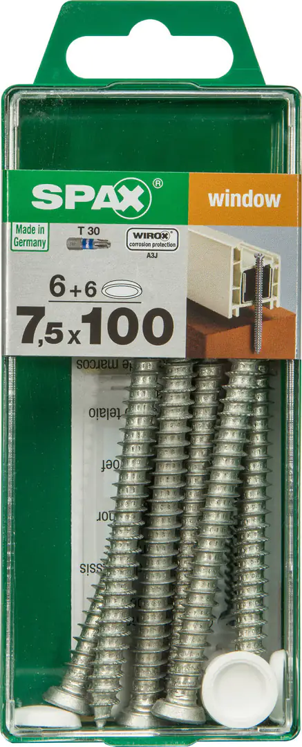 Spax Rahmenanker 7.5 x 100 mm TX 30 - 6 Stk.