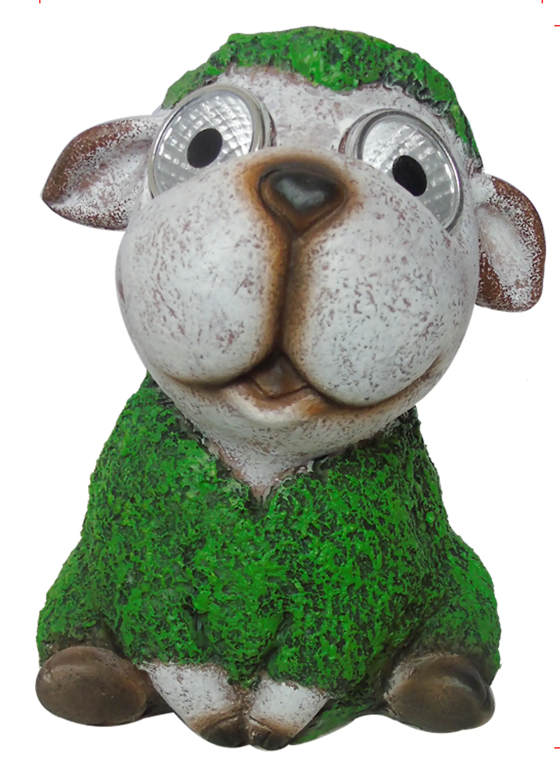 Dapo LED Solarleuchte Dekofigur Schäfchen warmweiß