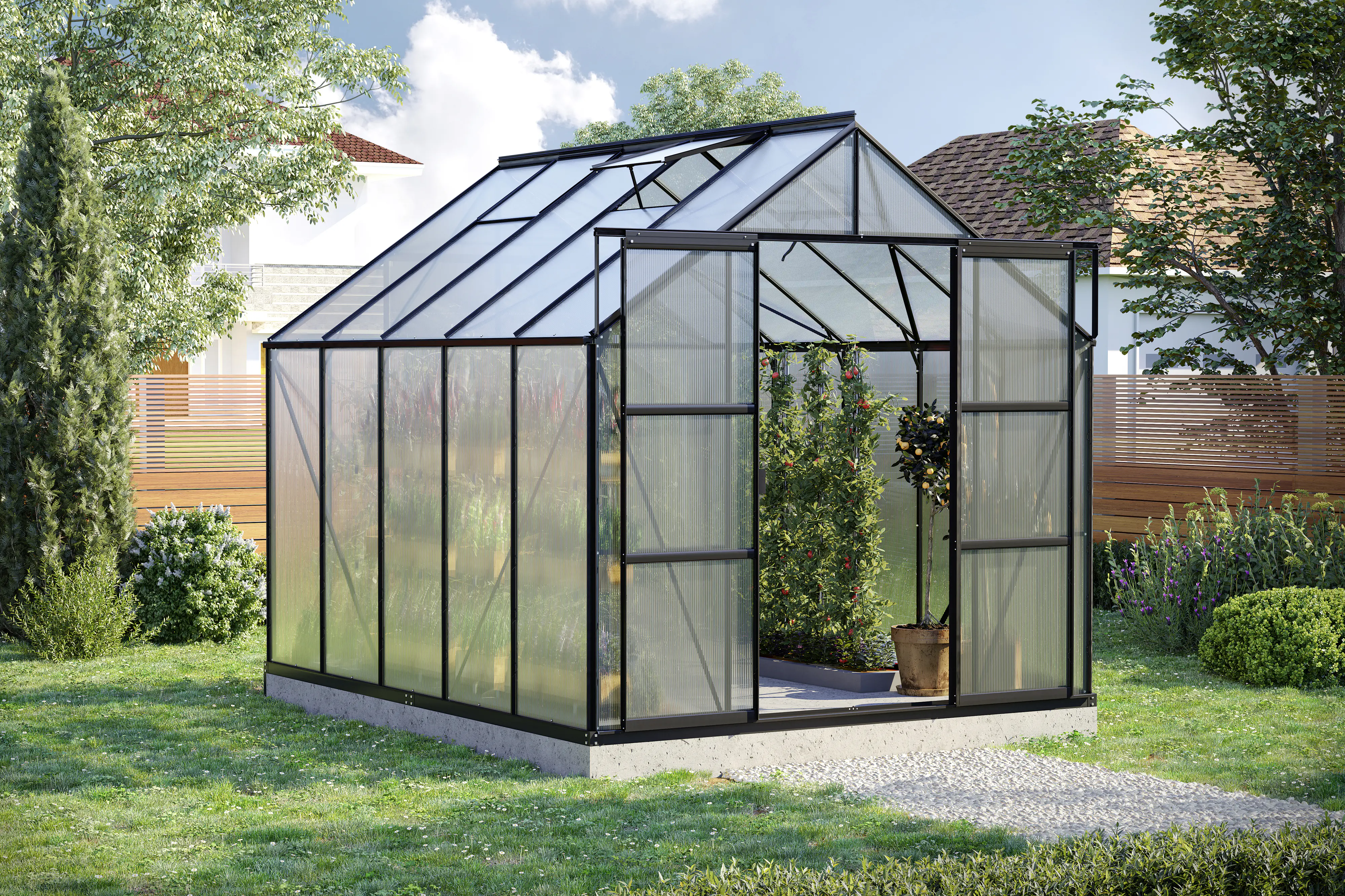 Vitavia Gewächshaus Uranus 8300 HPK 4 mm 254 x 317 cm