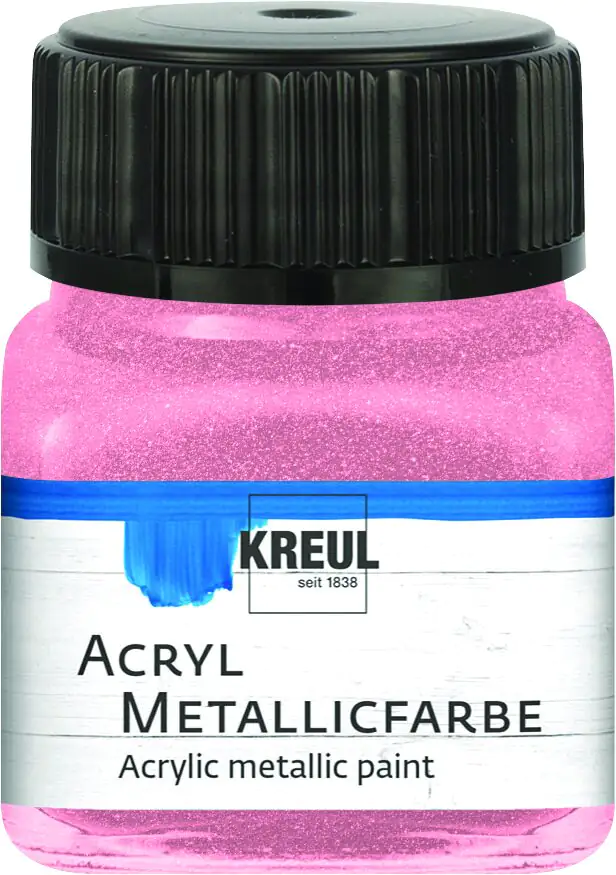 Kreul Acryl Metallicfarbe rosa 20 ml