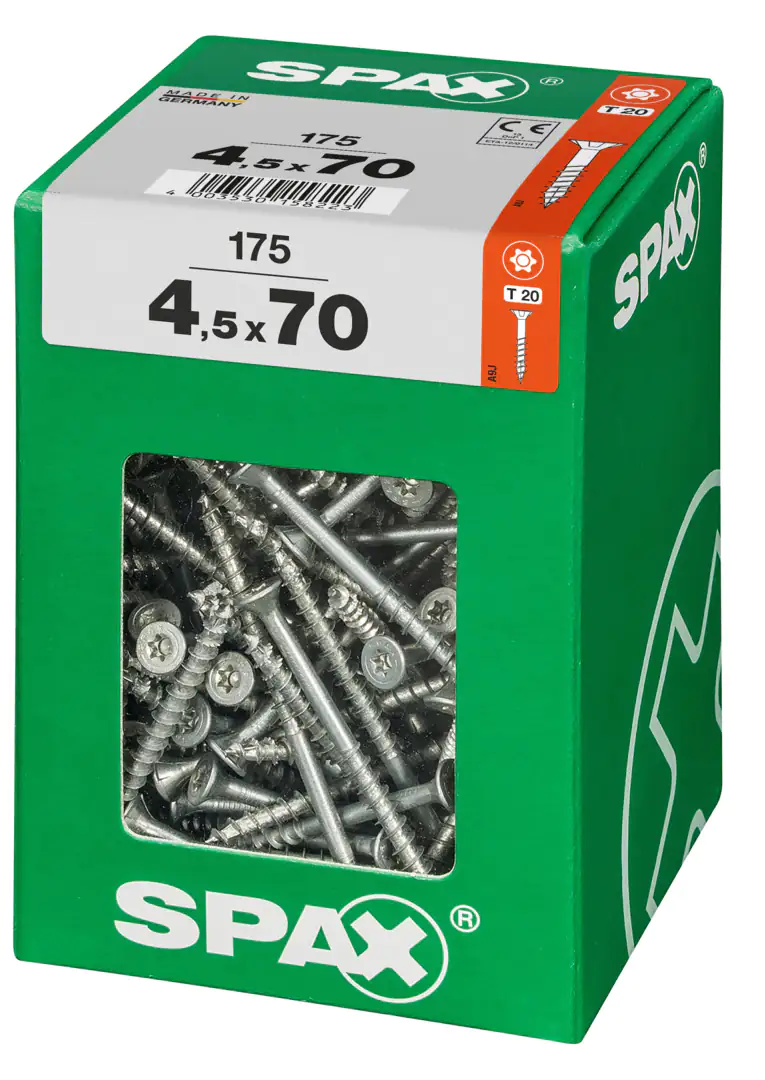Spax Universalschrauben 4.5 x 70 mm TX 20 - 175 Stk.