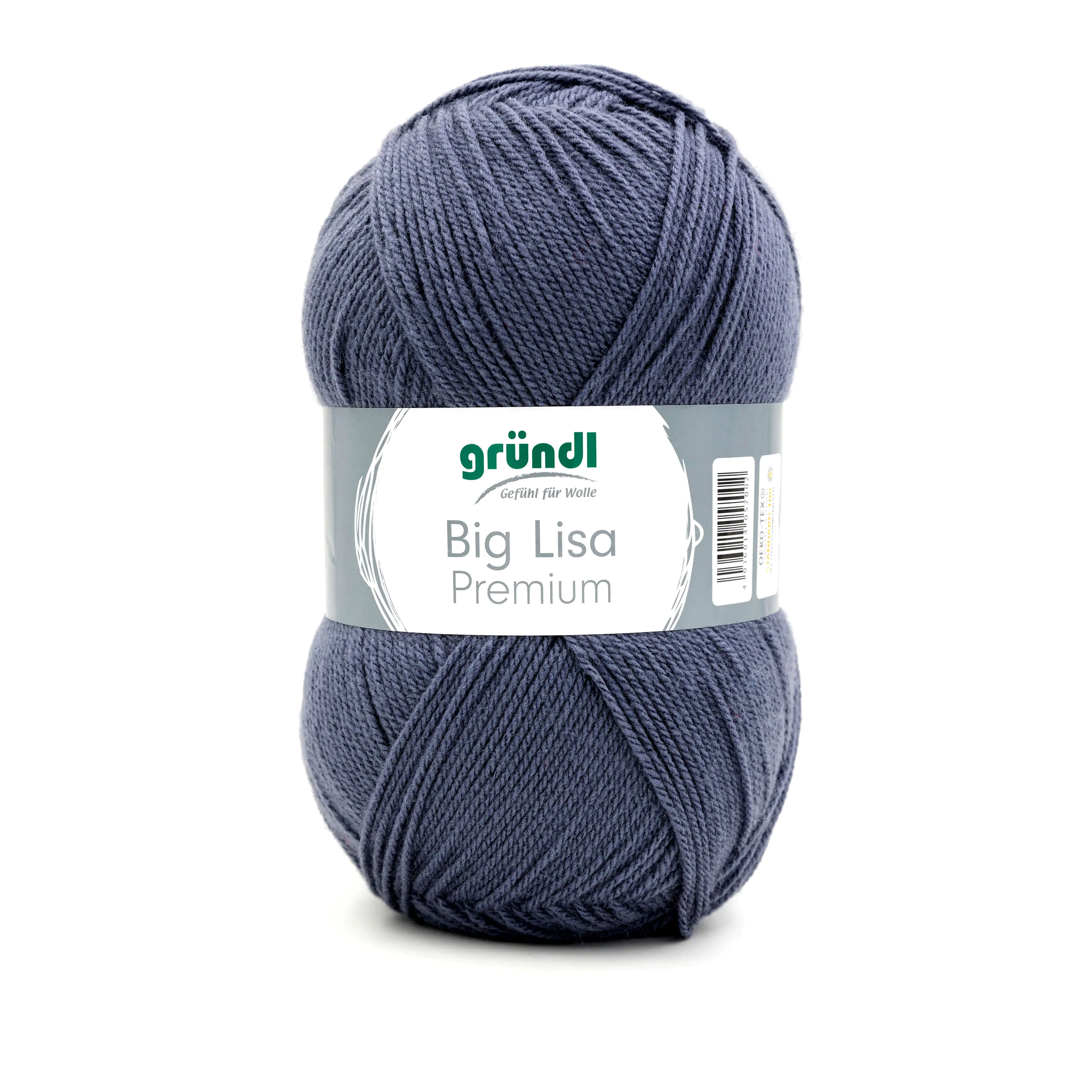 Gründl Wolle Big Lisa Premium 250 g steingrau
