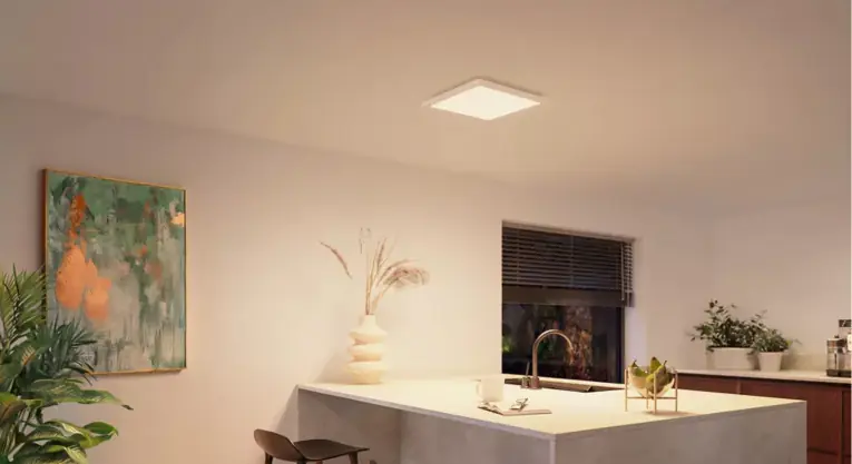 Philips Hue LED Deckenleuchte Tento eckig  weiß 39,5 x 39,5 cm warmweiß-kaltweiß