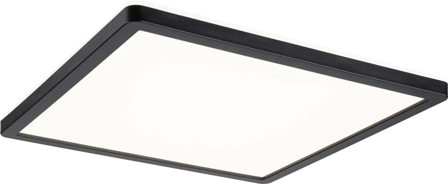 Paulmann LED Panel Atria Shine schwarz 29,3 x 29,3 cm warmweiß