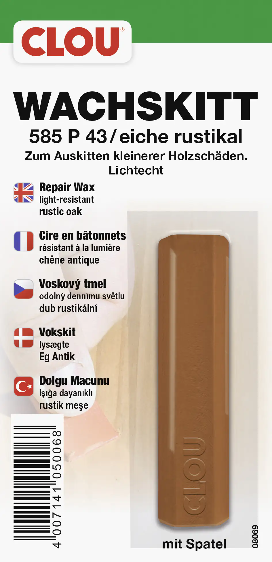 Clou Wachskitt eiche rustikal Clou Wachskitt eiche rustikal