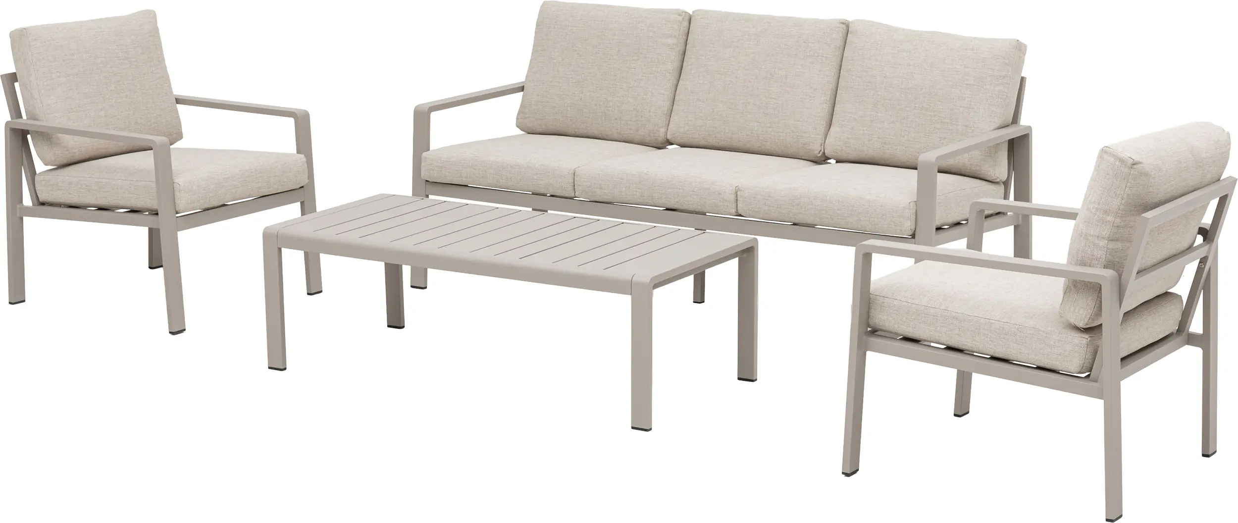 Primaster Gartenmöbel-Set Lucca Aluminium