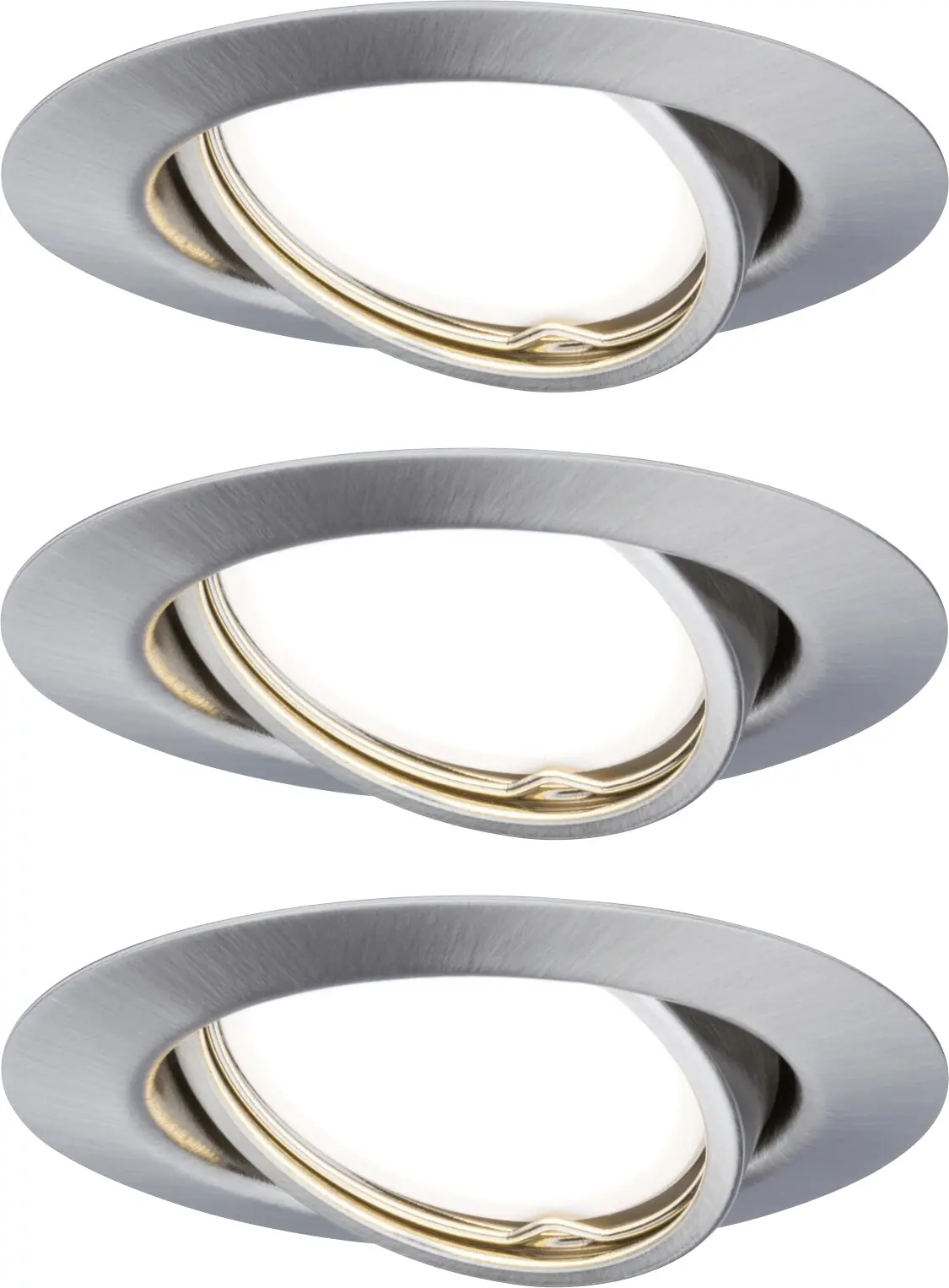 Paulmann LED Einbauleuchte Base 3x5W warmweiß Eisen