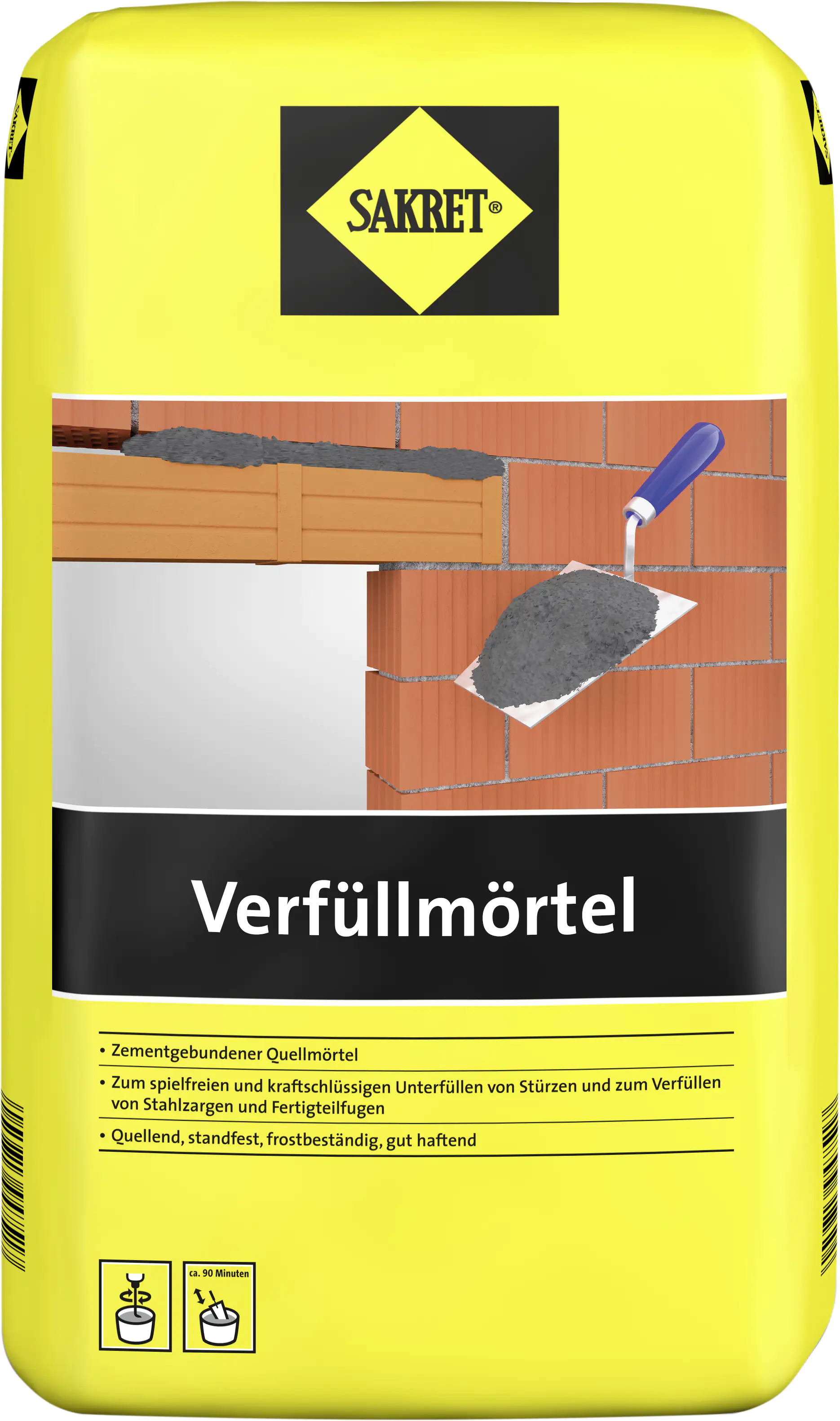 SAKRET Verfüllmörtel 10 kg Sack