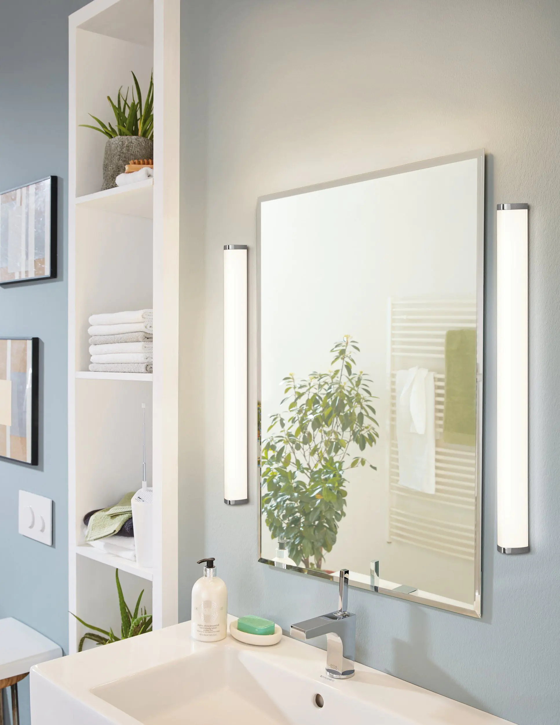 Eglo Led Bad- Wand-Deckenleuchte Gita 2 chrom