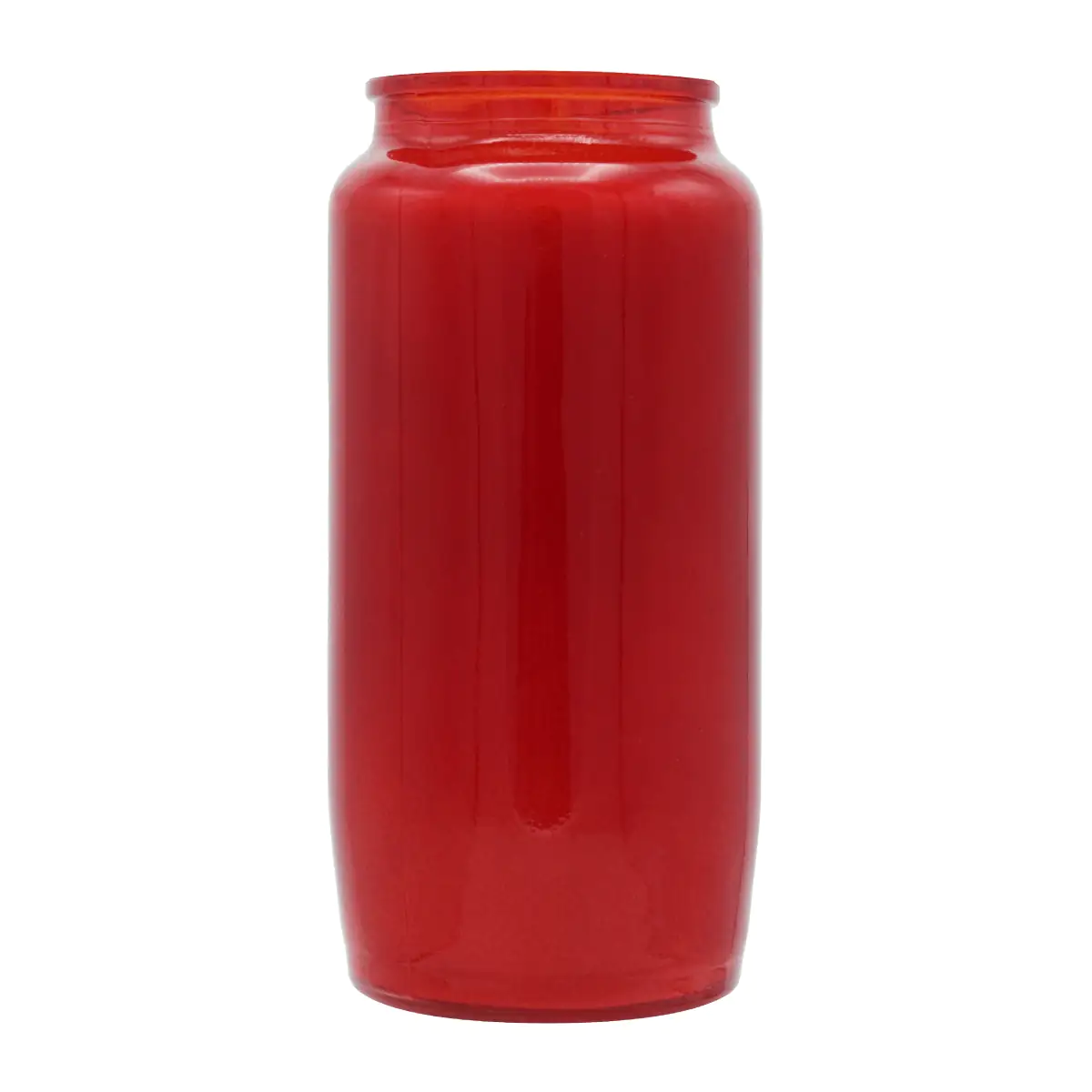 Grabkerze Kompoöllicht Ø 6,5 x 14 cm rot Brenndauer 120 Stunden