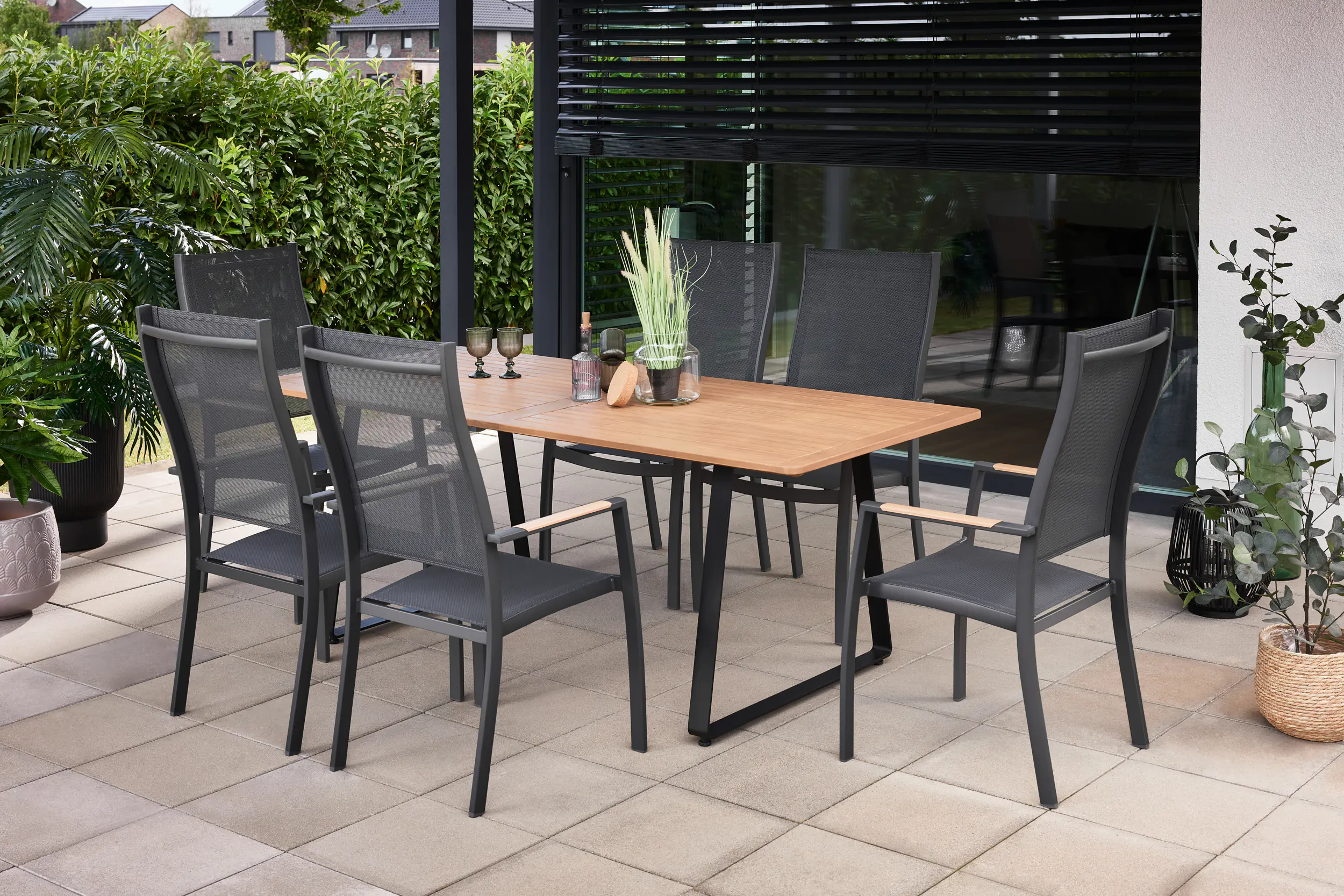 Primaster Gartenstuhl Rimini stapelbar