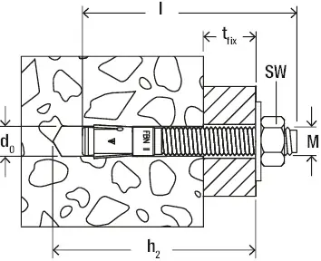 Fischer Bolzenanker FBN ll 12.0 x 100 mm - 1 Stück