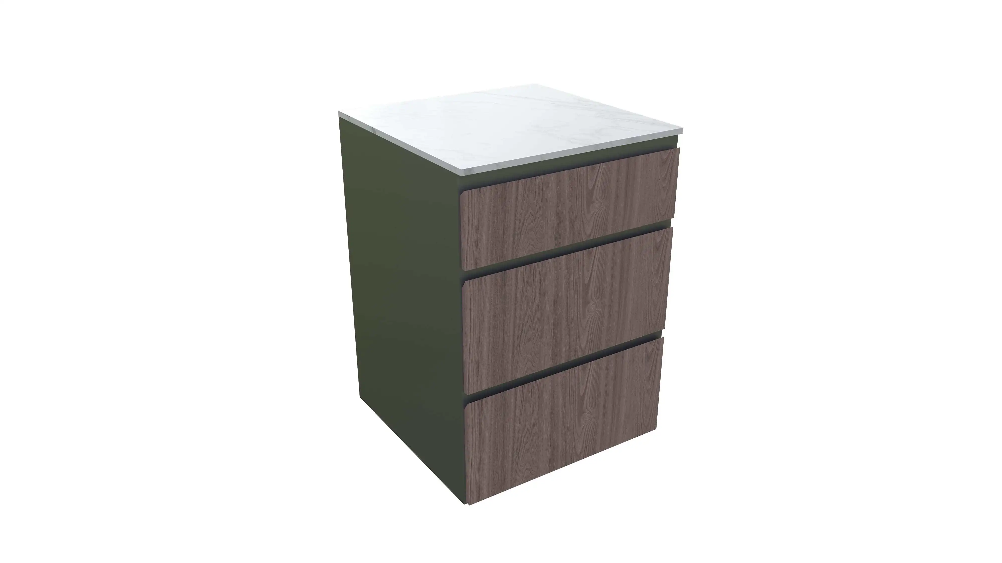 Bellano Living Element für Outdoorküchen inkl. 3 Schubladen walnuss Bellano Living Element für Outdoorküchen inkl. 3 Schubladen walnuss