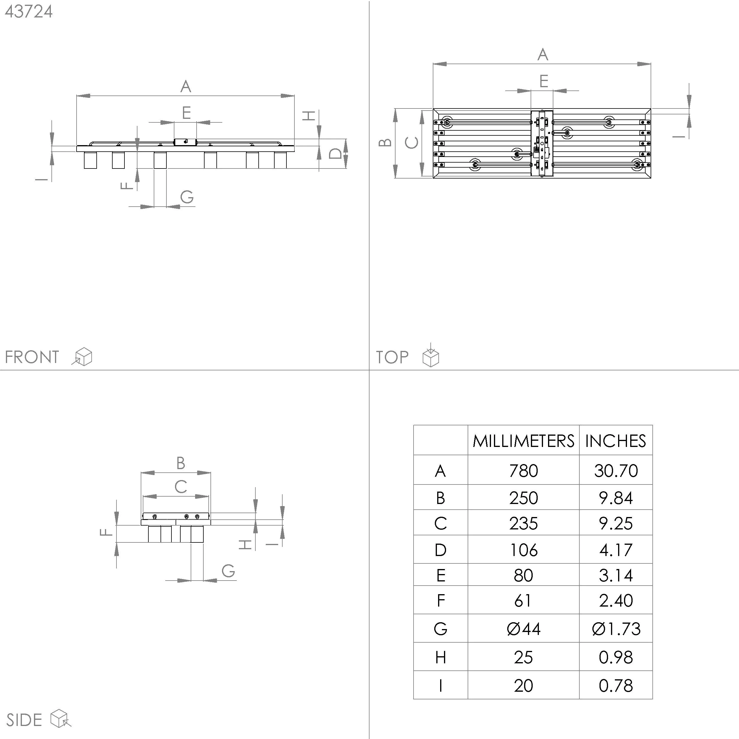 Eglo Deckenleuchte Consett schwarz braun 78 x 25 cm