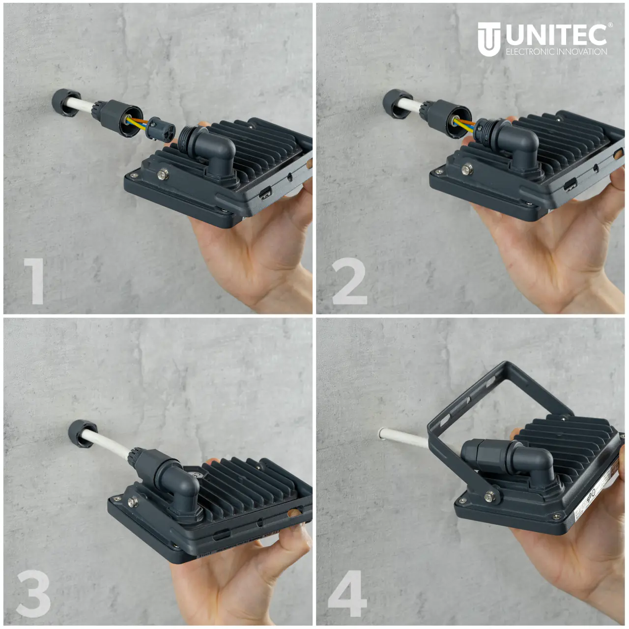 UniTec LED Strahler anthrazit 21 W 2550 lm