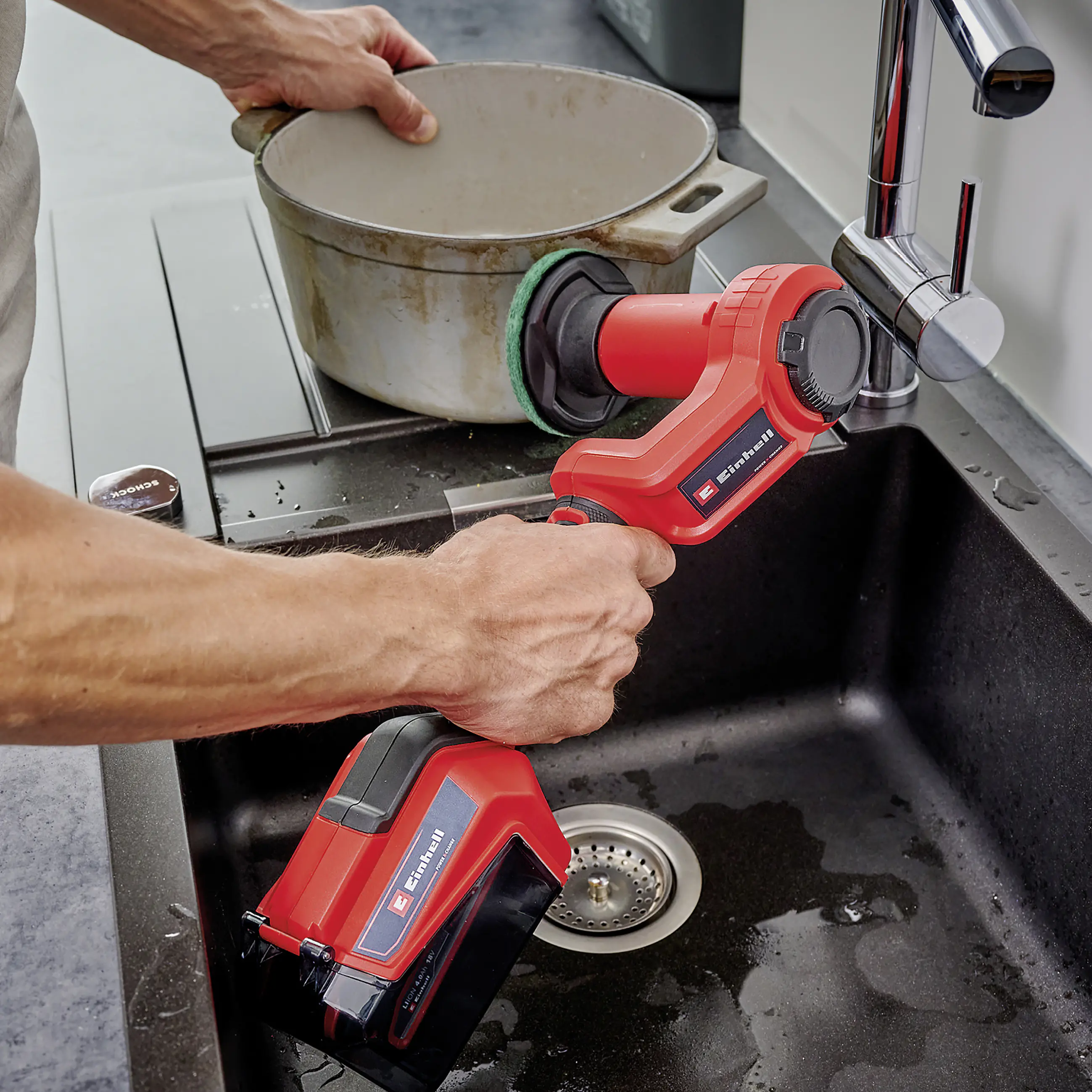 Einhell Reinigungspad-Set für Oberflächenbürsten