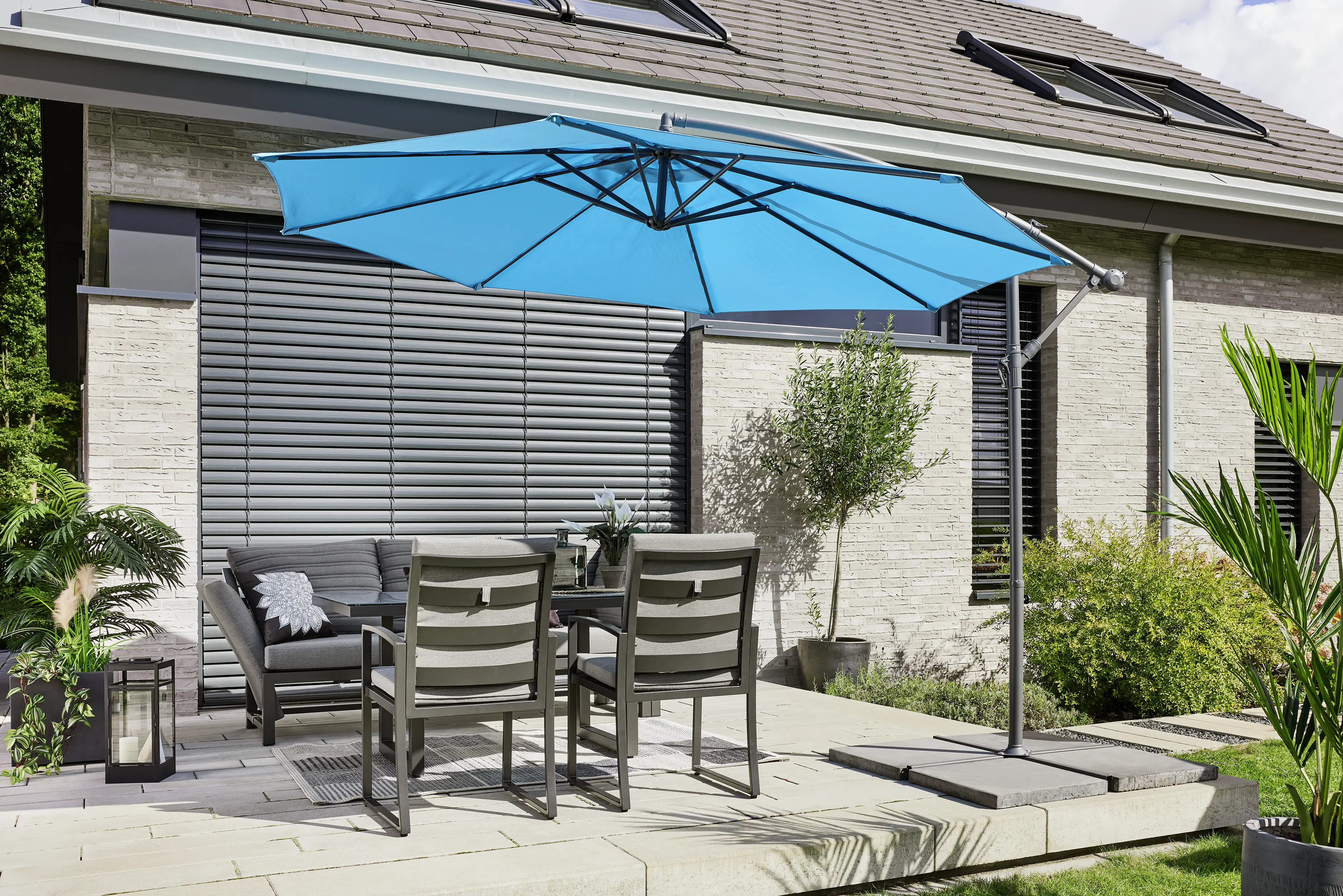 TrendLine Ampelschirm TrendLine petrol, Ø 300 cm