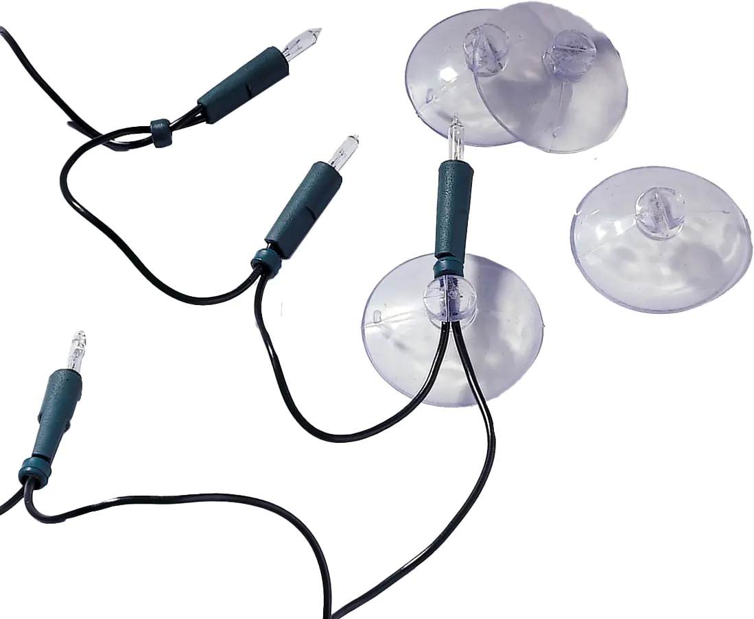 Konstsmide Saughalter für Minilichterkette transparent