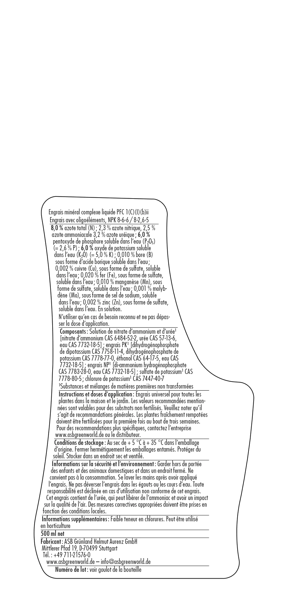 Primaster Flüssigdünger Universal Jubiläums-Edition 500 ml