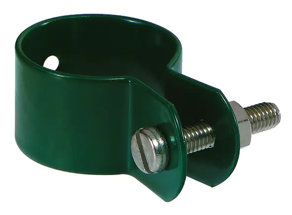 4004338655204_99 Alberts Schelle zur Befestigung von Streben an Pfosten Ø 34 mm grün