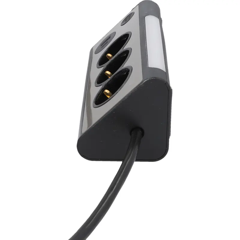 Unitec Tischsteckdose 3-fach mit Schalter 2x USB A+C Anschluss 1,4 m