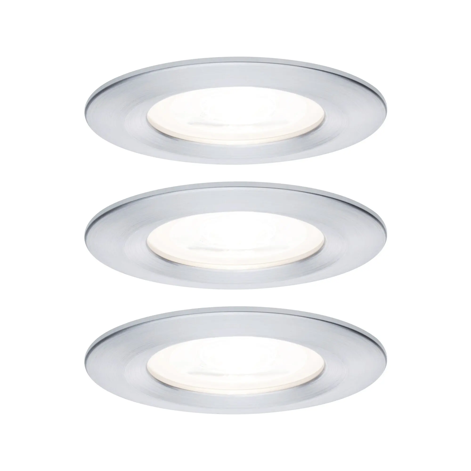 Paulmann LED Einbauleuchte Nova 3x6,5W warmweiß Aluminium