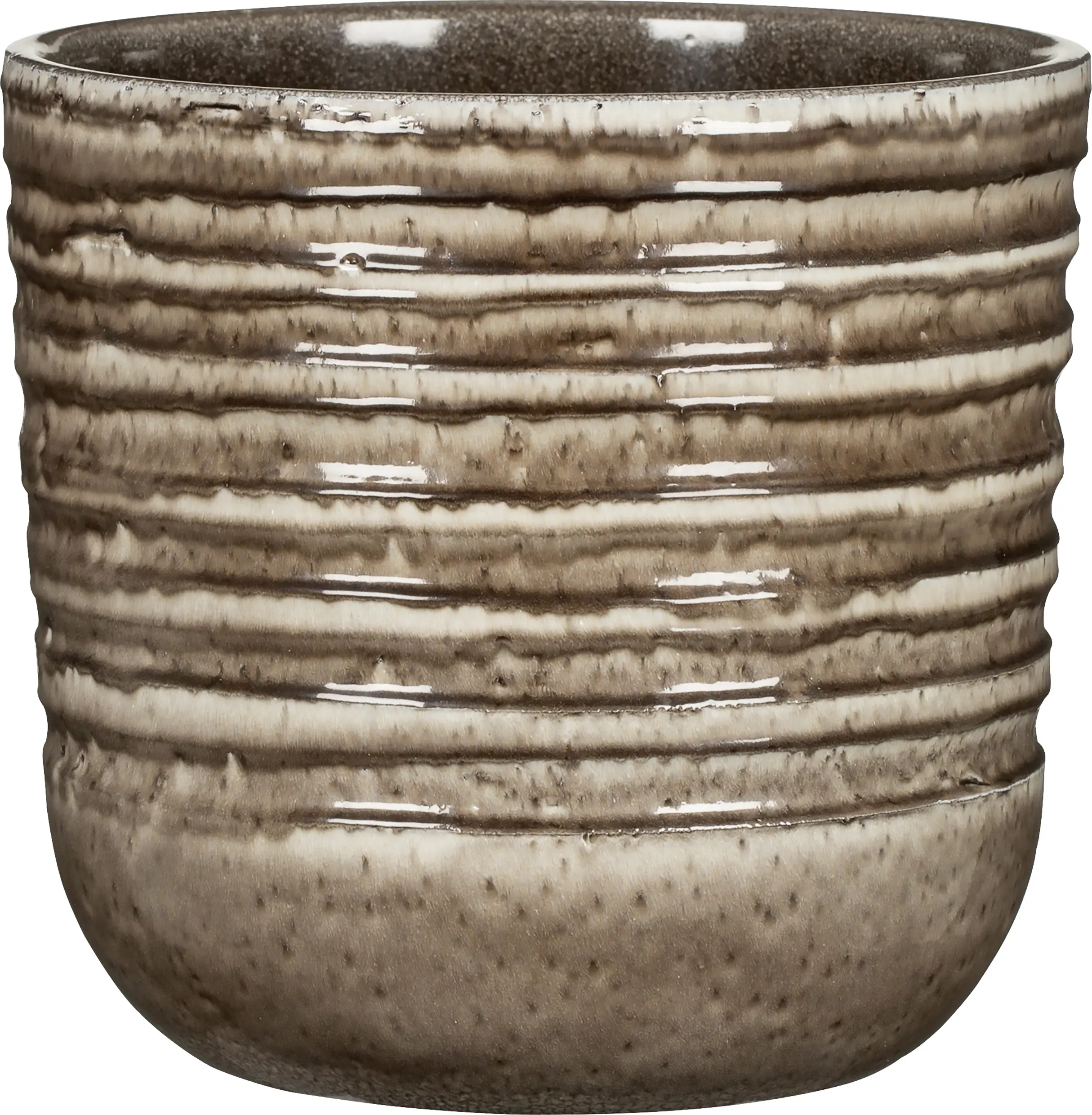 Scheurich Blumentopf Keramik Ø 19,7 x 18,5 cm raw earth