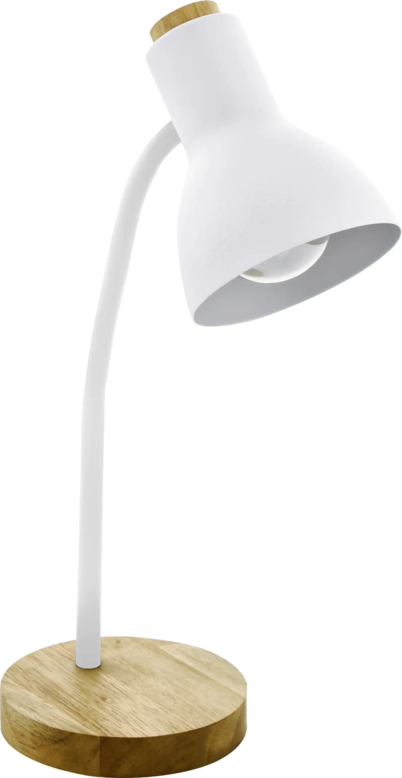 Eglo Tischleuchte Veradal weiß Holz 49 x 12,5 cm E27