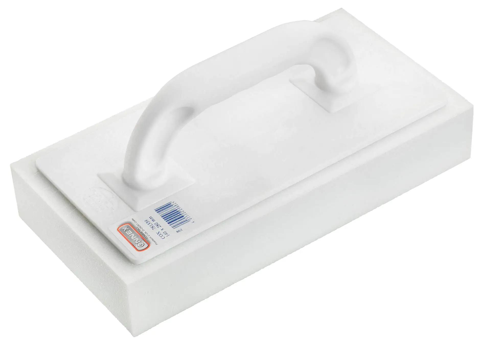 Reibebrett 14 x 28 cm Kunststoff mit Schaumstoffauflage