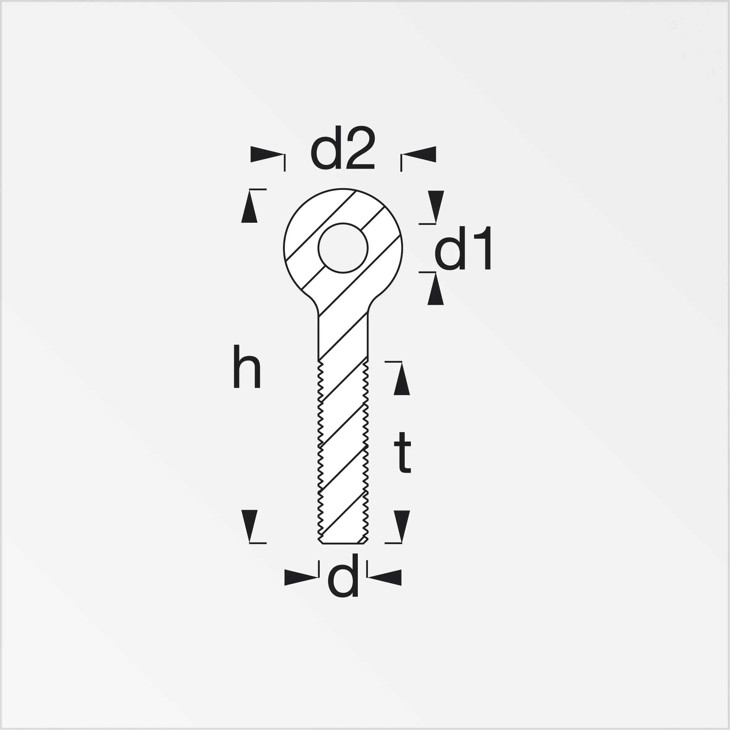 alfer Augenschrauben M8 Stahl verzinkt