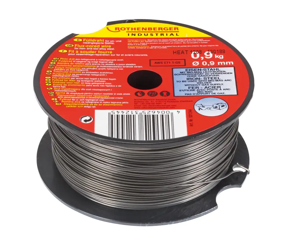 Rothenberger Fülldraht 0,09 cm 0,9 kg für un-/niedriglegierten Stahl Rothenberger Fülldraht 0,09 cm 0,9 kg für un-/niedriglegierten Stahl