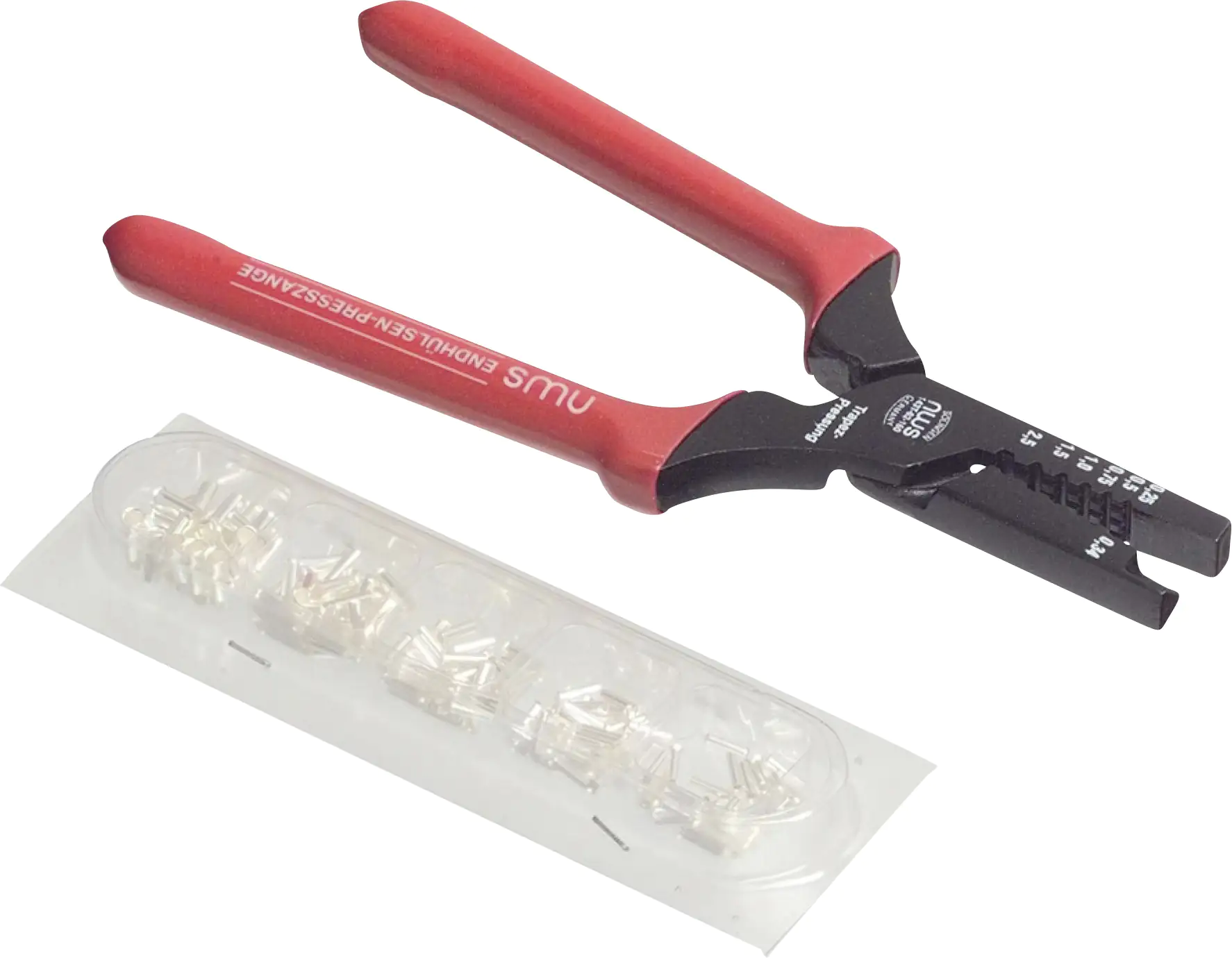 Elektro Aderendhülsen-Press-Set Aderendhülsenzange Aderendhülsensortiment