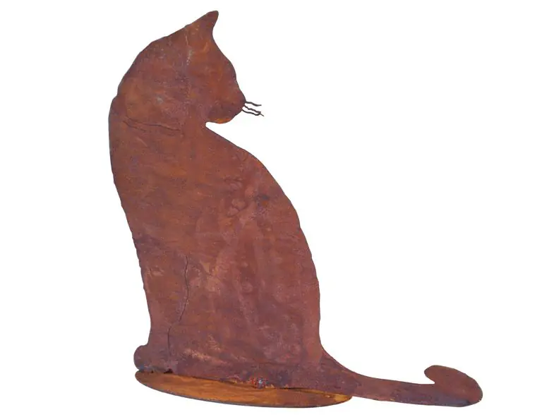 Badeko Katze sitzend 30 x 30 cm rostbraun Badeko Katze sitzend 30 x 30 cm rostbraun