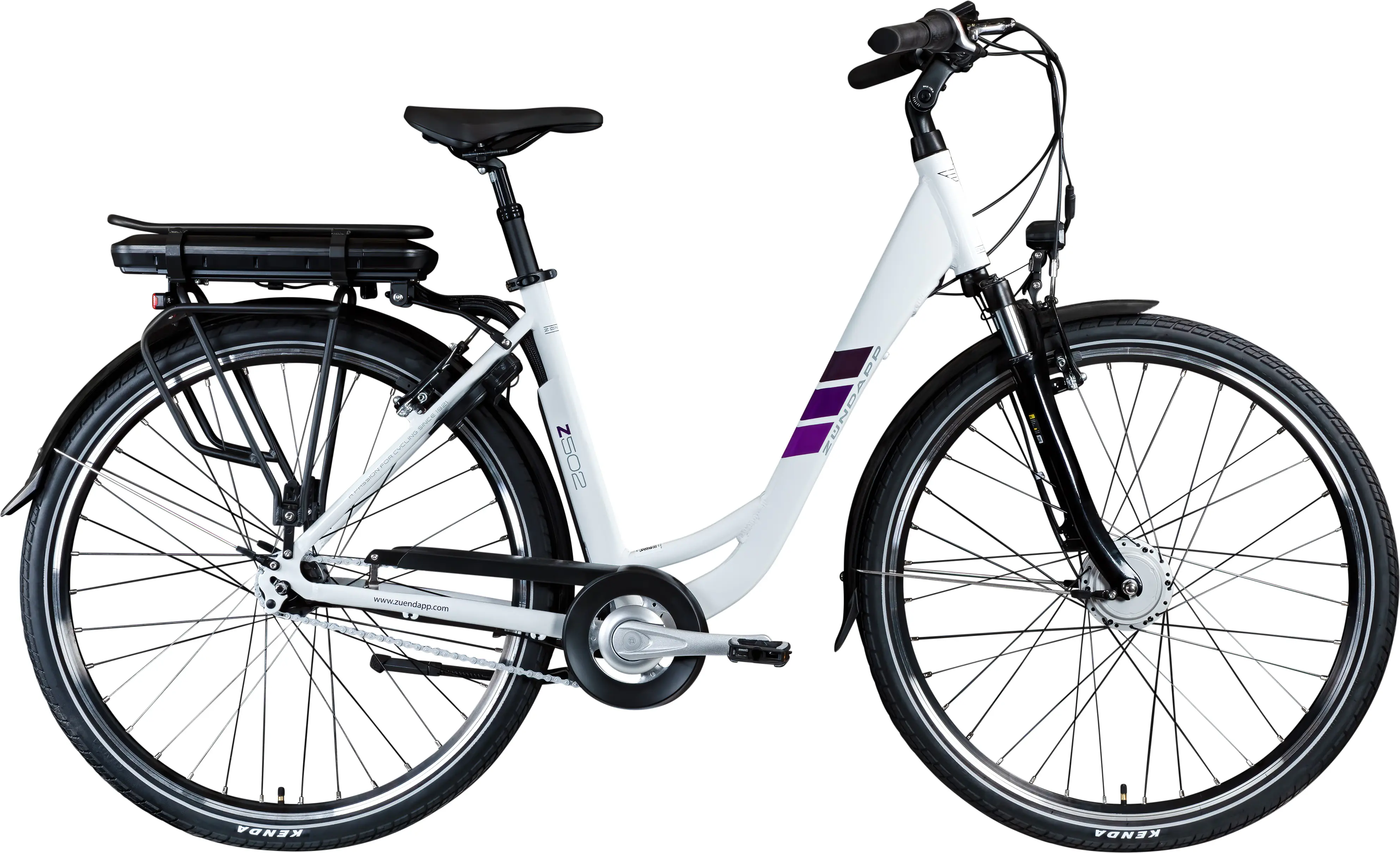 Zündapp E-Bike Z502 City 28 Zoll 7-Gang 522 Wh weiß lila Zündapp E-Bike Z502 City 28 Zoll 7-Gang 522 Wh weiß lila