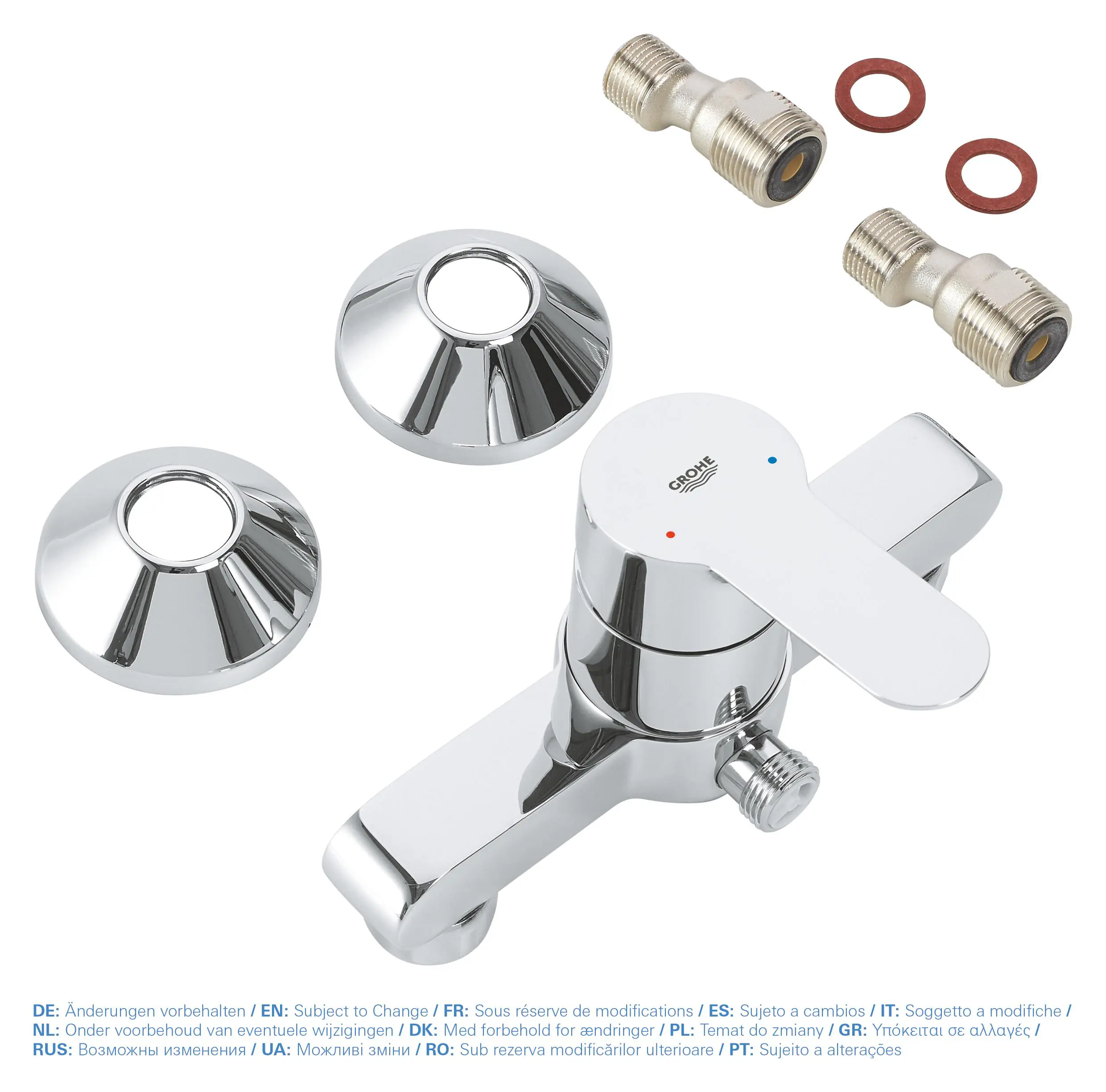 Grohe Duscharmatur BauEdge verchromt
