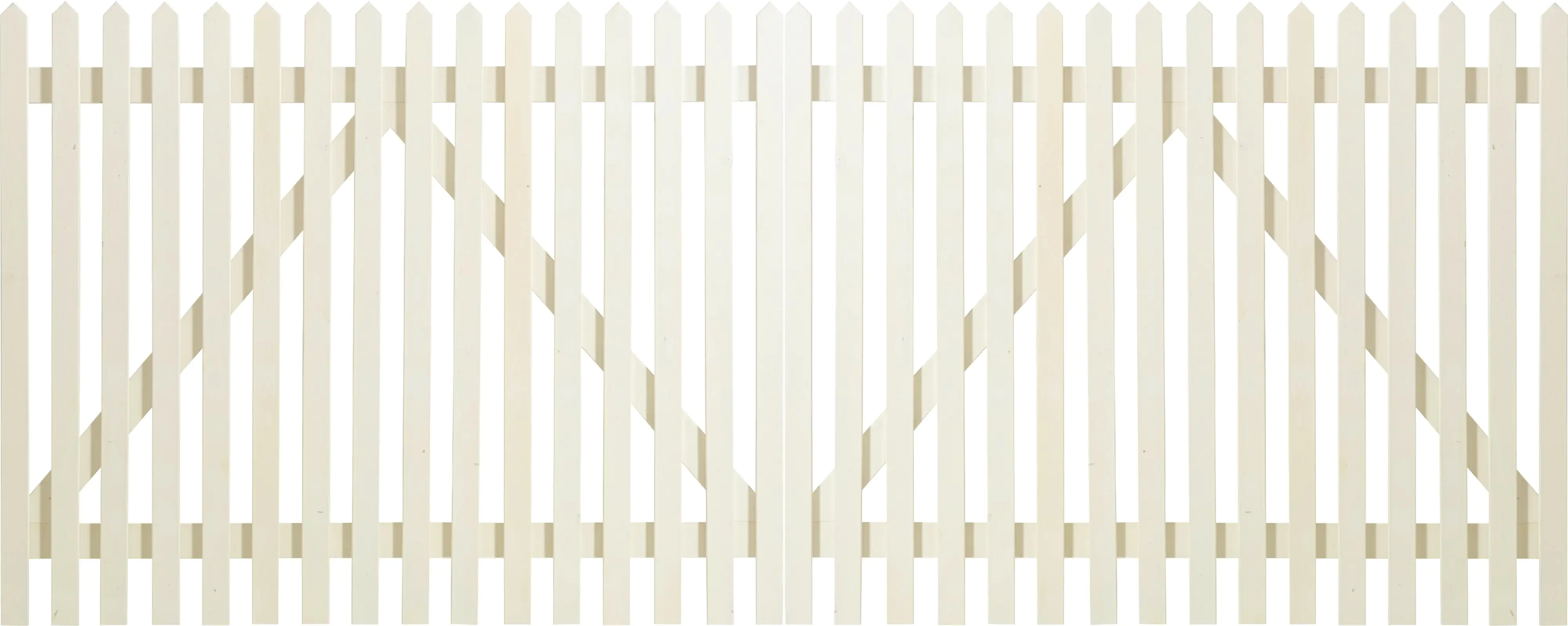 Plus Doppeltor Skagen 300 x 120 cm weiß