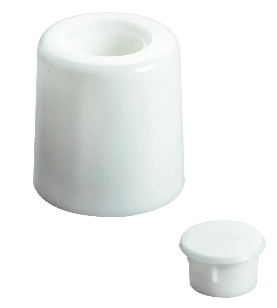 Hettich Türstopper 63,0 x 35,0 mm weiß - 2 Stück