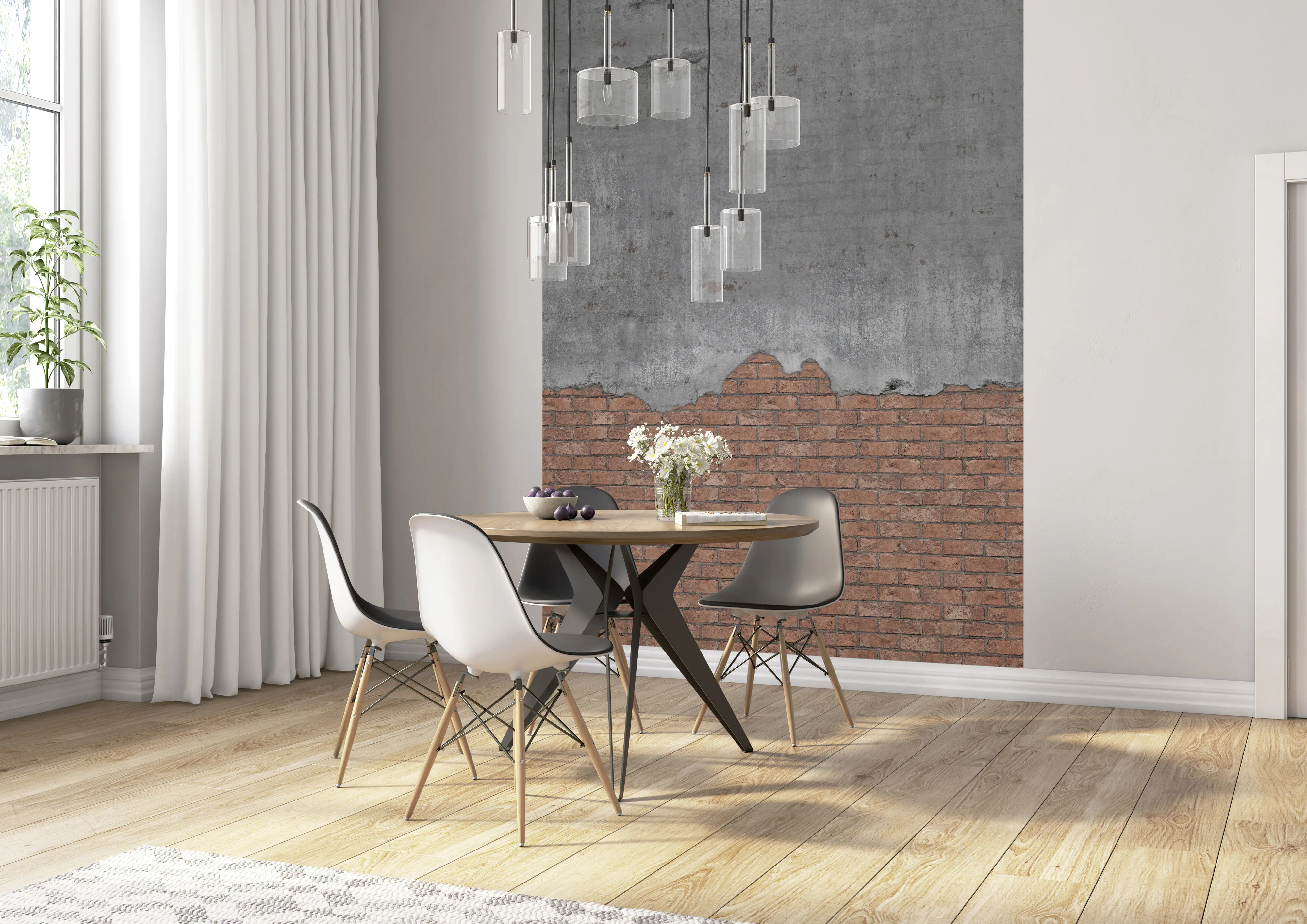 Rasch Vlies Fototapete 364309 Rot-Steinrot Muster & Motive 2,65 m x 1,59 m