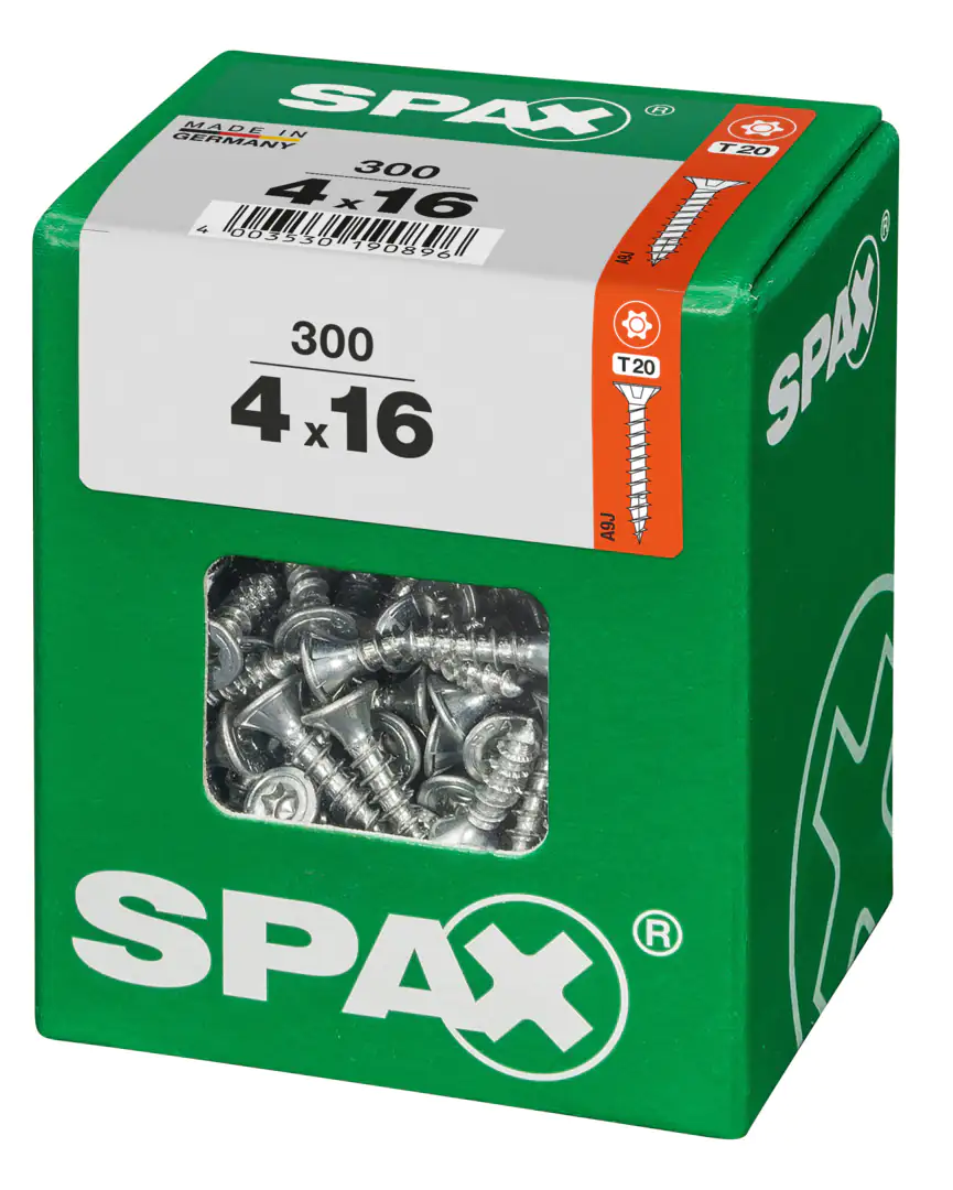 Spax Universalschrauben 4.0 x 16 mm TX 20 - 300 Stk.