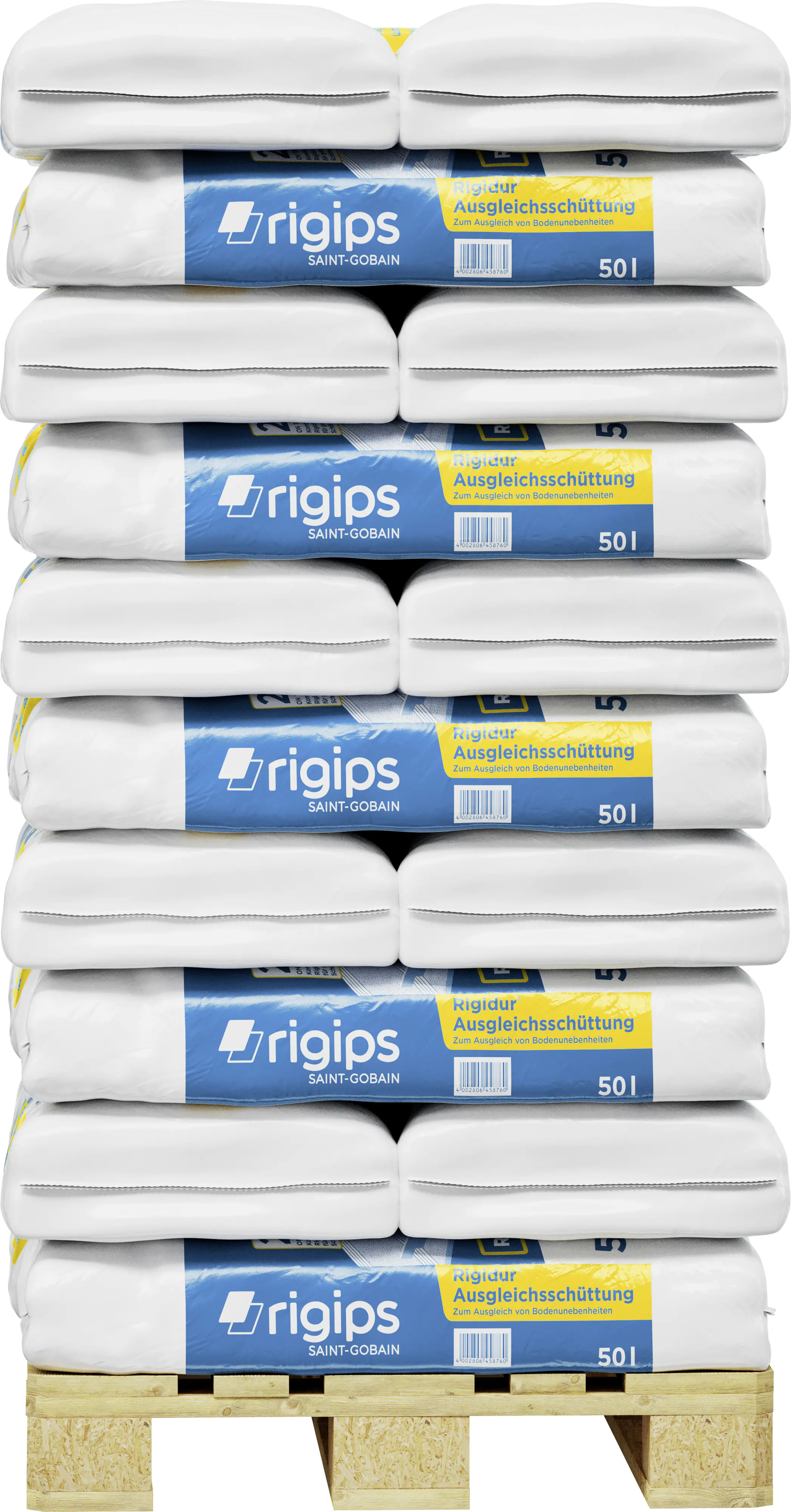 Rigips Rigidur Ausgleichschüttung 50 L 30 St. Palettenabnahme