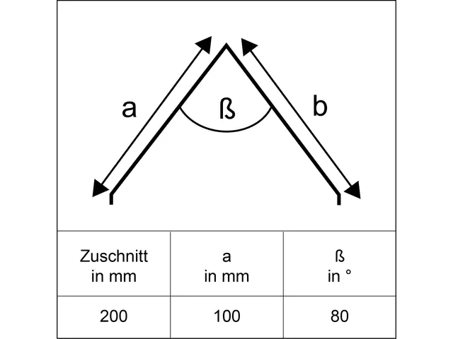 Sarei Firstblech 2000 x 200 natur Sarei Firstblech 2000 x 200 natur