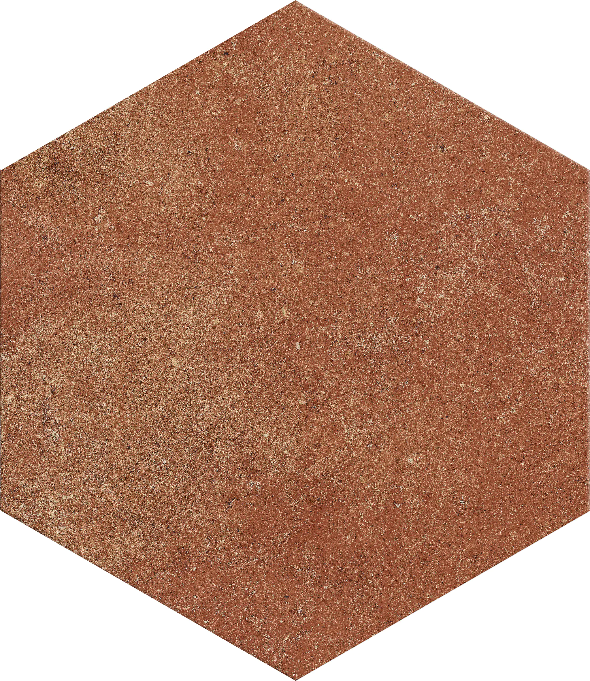 Feinsteinzeug Hexagon Folk Cotto 21,5 x 25 cm braun Feinsteinzeug Hexagon Folk Cotto 21,5 x 25 cm braun