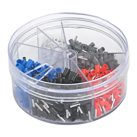 Sortimens-Box Isolierte Aderendhülsen - 50 Stück
