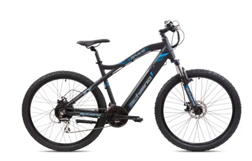 Schiano E Bike E-Braver MTB 27 24-Gang 418 Wh schwarz blau